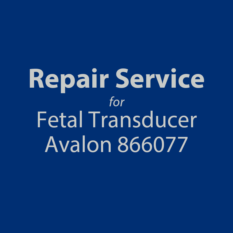 Repair service for Fetal Transducers - Philips 866077 Repair with brand new replacement parts and calibrated. SKU: R3303