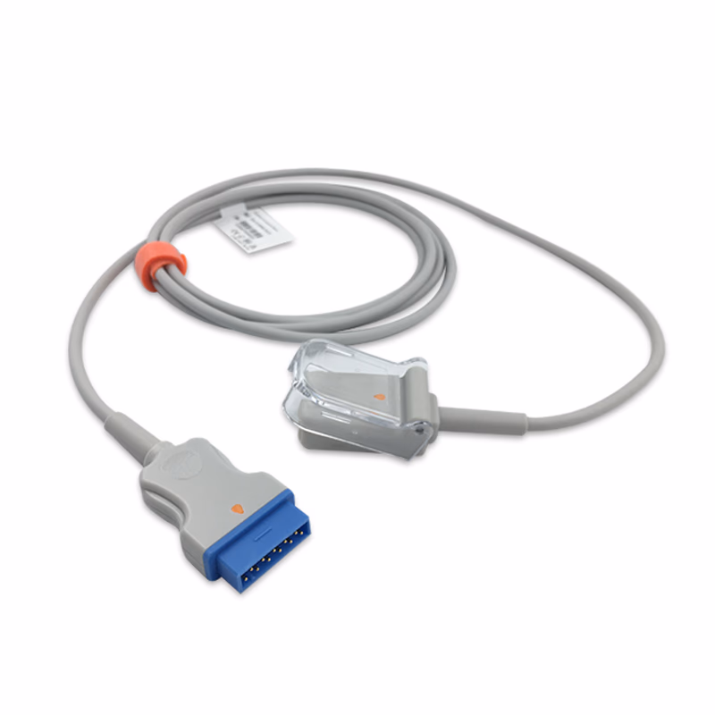 Compatible SpO2 Adapter Cable 2.4m (comparable to GE Healthcare 2027263-002, used with Masimo LNCS Sensors) Reusable SKU: SA-015RB-24LS