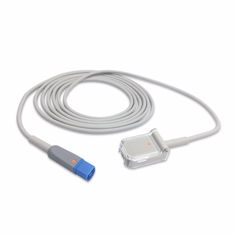 Compatible SpO2 Adapter Cable 3.0m (comparable to Philips M1943AL, used with Nellcor Oxismart Sensors) Reusable SKU: SA-024-30NE
