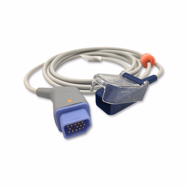 Compatible SpO2 Adapter Cable 3.0m (comparable to Nihon Kohden JL-650P, used with Nellcor OxiMax Sensors) Reusable SKU: SA-045X-30
