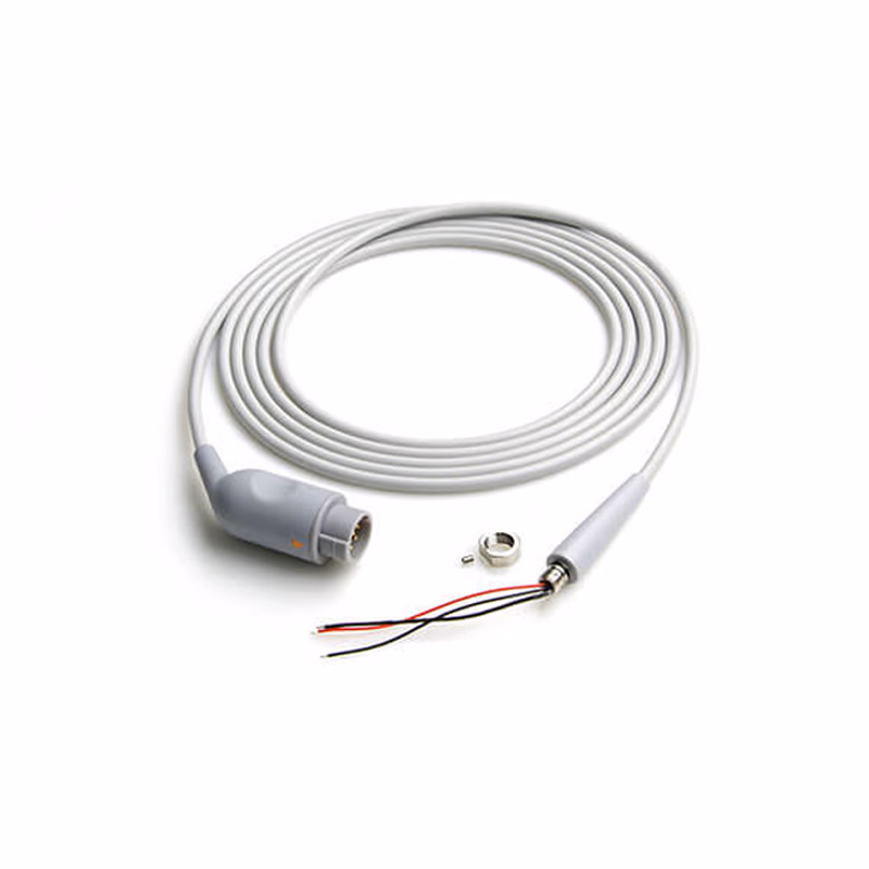 Compatible US Cable Assembly with Screw & Knob, 3.0m (comparable to GE Healthcare, used for 5700HAX/5700LAX ) 1 kit/bag SKU: SP-FUS-GE01