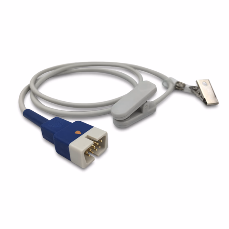 Compatible Adult Ear Clip SpO2 Sensor 1.0m (comparable to Nellcor D-YSE, Technology: OxiMax) Reusable SKU: SS-001XC-AE10