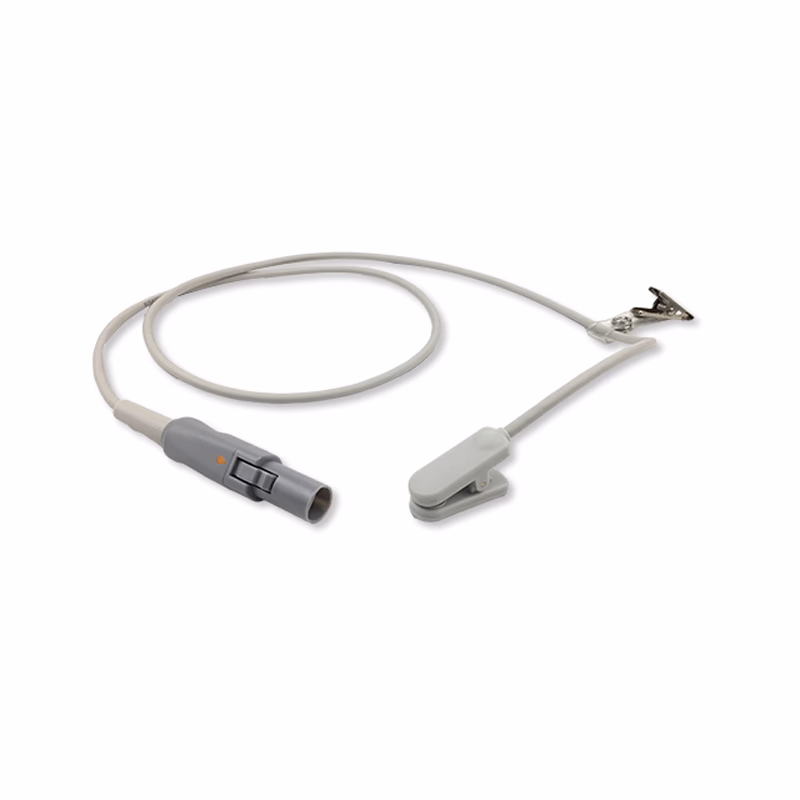 Compatible Vet Tongue Clip SpO2 Sensor 1.0m (Technology: GE Datex-Ohmeda) Reusable, 1 Set / Bag SKU: SS-010-VET10