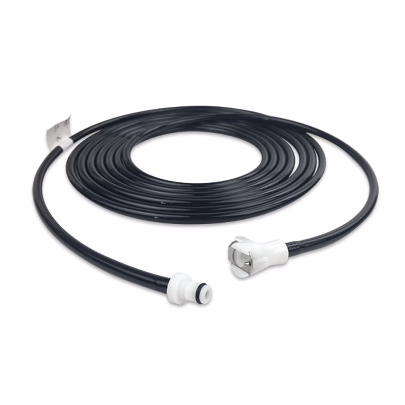 Tourniquet Hose Single Tube Black with PLC Connector Straight Tubing,4.0m SKU: TH-BKS40-48-12