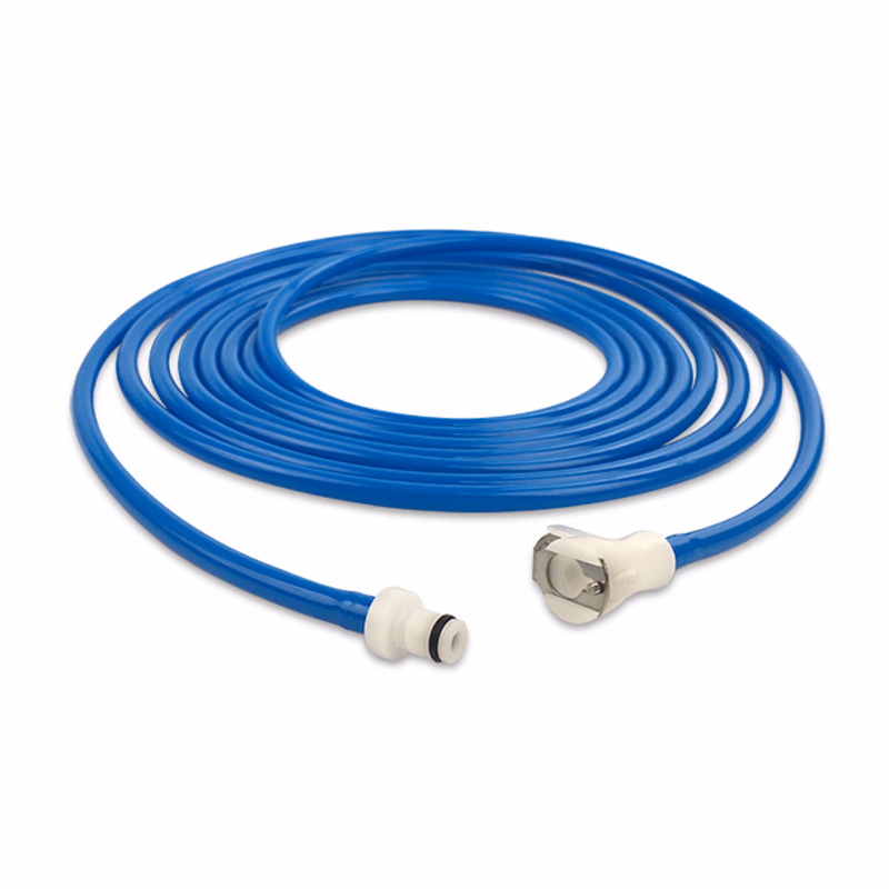 Tourniquet Hose Single Tube Blue with PLC Connector Straight Tubing 4.0m SKU: TH-BS40-12-48