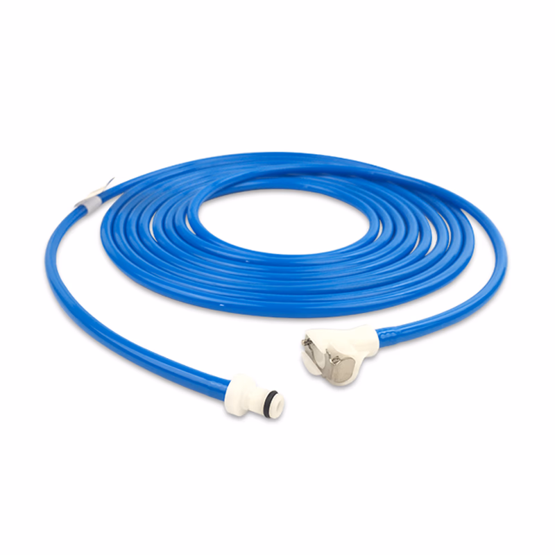 Tourniquet Hose Single Tube Blue with PLC Connector Straight Tubing,4.5m SKU: TH-BS45-48-12