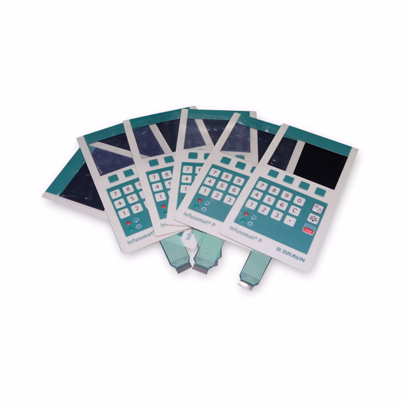 Compatible Panel Membrane Switch Keypad (comparable to B. Braun, used for Infusomat P) for Infusion Pump B.Braun Infusomat® P SKU: TNC-BB-MS016