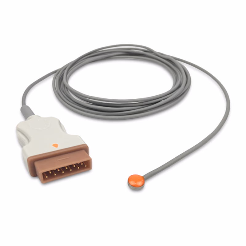 Compatible Adult Skin Surface Temperature Probe 3.0m (for use with GE Healthcare) Reusable, 9.0mm Probe Disc SKU: TS-MQ-AS30