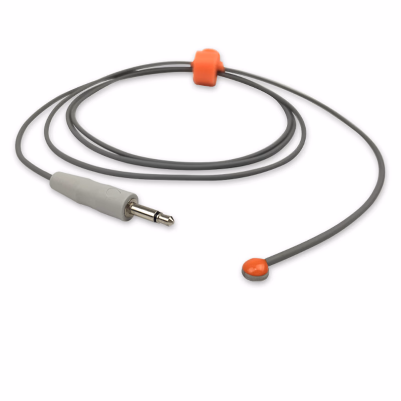 Compatible Pediatric/Neonate Skin Surface 10K R Temperature Probe 1.5m (comparable to Ohmeda 6600-0628-700) Reusable, 6.0mm Probe Disc SKU: TS-OHA-PS15