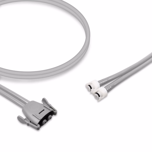 Compatible Adult/Pediatric 2-Tubes BP Air Hose, 1.5m (comparable to Welch Allyn 4500-30, use with: 2-Tube Female Submin Cuff)  SKU: BPH-AD15-24-10