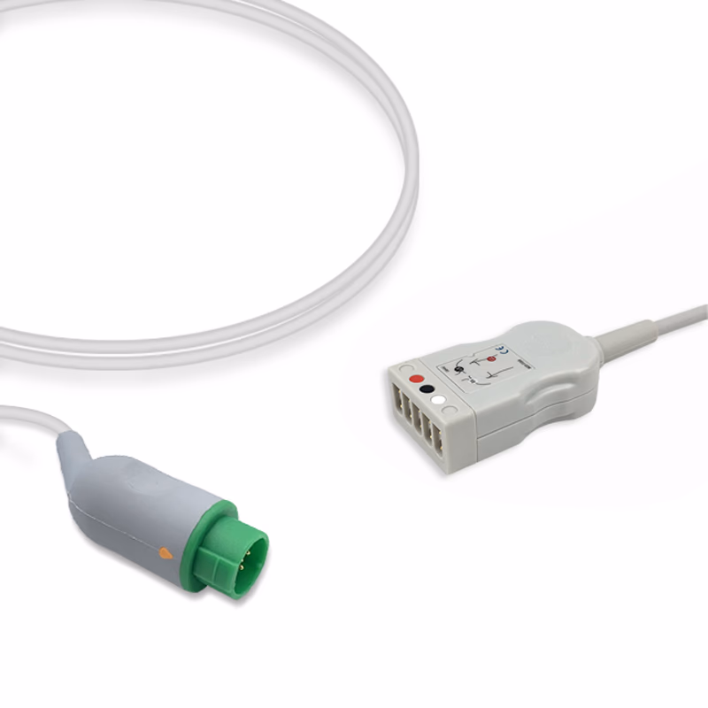 Compatible Fetal Maternal ECG Cables (comparable to GE Healthcare 1554AAO) 3 lead SKU: ET-3022-MQ-A
