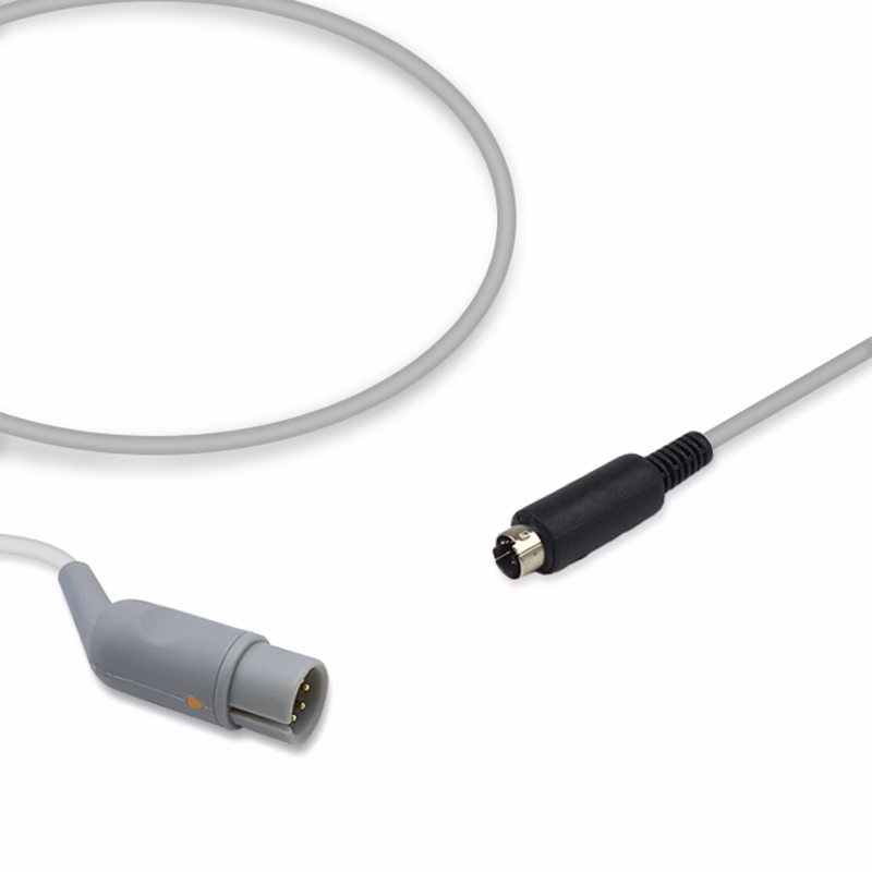 Compatible Simulator IBP Adapter Cable, 1.5m (comparable to AAMI 6P (Elbow), use with Contec Technologies) Reusable, 1 Pc / Bag SKU: IBP-AM-MD15