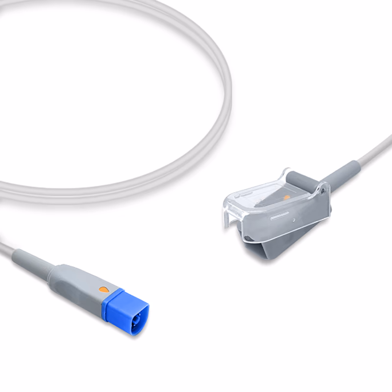 Compatible SpO2 Adapter Cable 3.0m (comparable to Philips 989803148221, used with Masimo LNCS Sensors) Reusable SKU: SA-024M-30LS