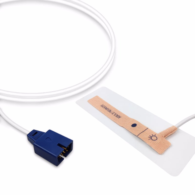 Compatible Adult/Neonate Non-woven Adhesive SpO2 Sensor 0.9m (comparable to Nellcor MAX-N, Technology: OxiMax) Disposable SKU: SSD-001XC-W09AN