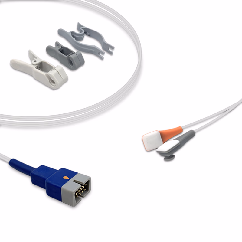 Compatible Vet Multi-Y SpO2 Sensor 1.0m (Technology: Nellcor OxiMax) with L, M and S clips SKU: SS-001XC-VT10