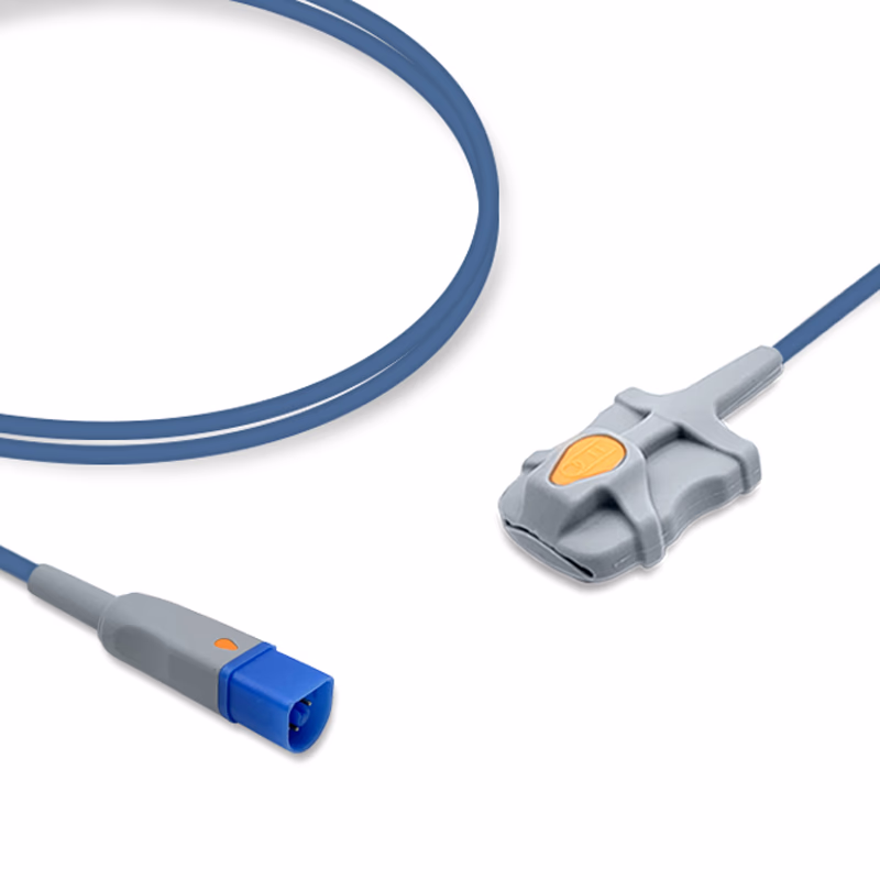 Compatible Adult Soft Tip SpO2 Sensor 1.0m (comparable to Philips M1191B (1 meter), Technology: Fast) Reusable SKU: SS-024-AS10
