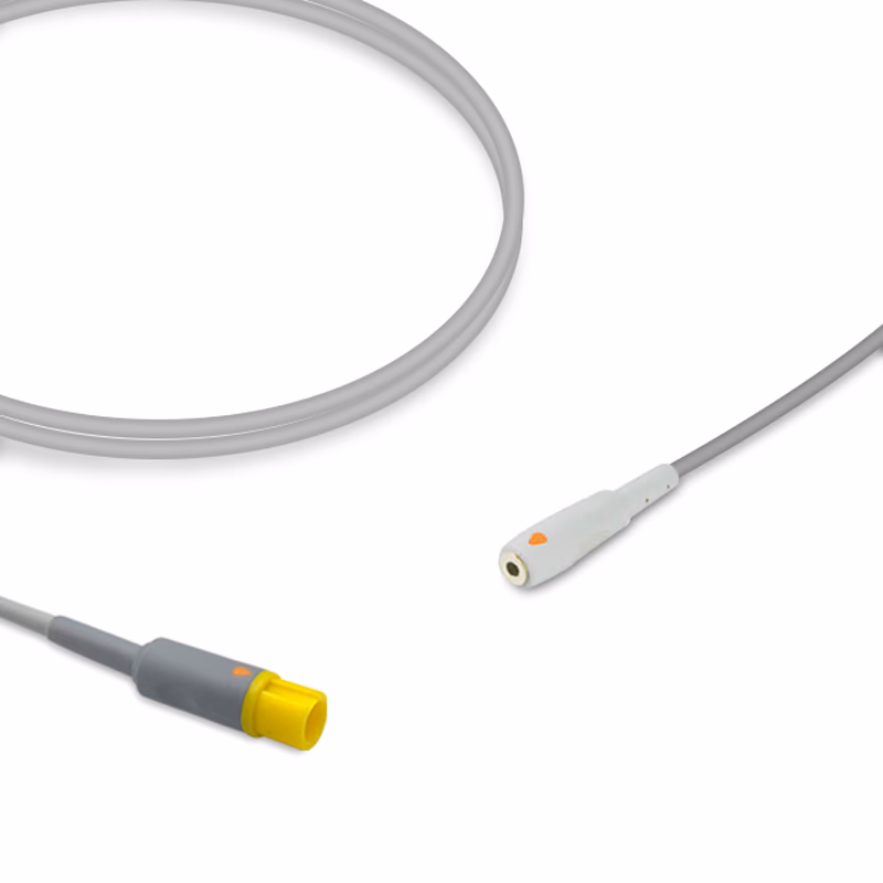 Compatible Temperature Adapter Cable 3.0m (comparable to Mindray 0011-30-37391, used with: 1/8" Mini-Phone 400 Series Probe) Reusable SKU: TA-MRA-PM30