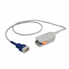 Compatible Adult Finger Clip SpO2 Sensor 1.0m (comparable to Nellcor DS100A, Technology: OxiMax) undefined SKU: SS-001XC-AF10