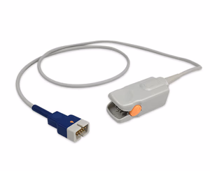 Compatible Adult Finger Clip SpO2 Sensor 1.0m (comparable to Nellcor DS100A, Technology: OxiMax) undefined SKU: SS-001XC-AF10